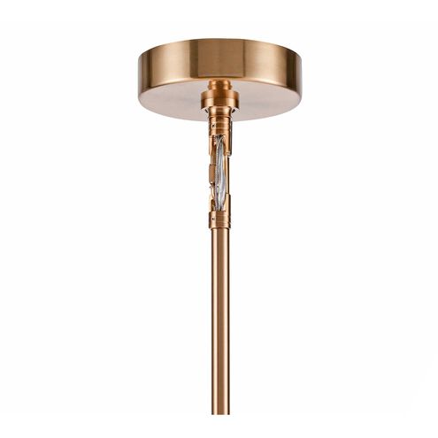 Tallulah 6 Light 24 inch Lacquered Gold Pendant Ceiling Light, Converts to Semi Flush