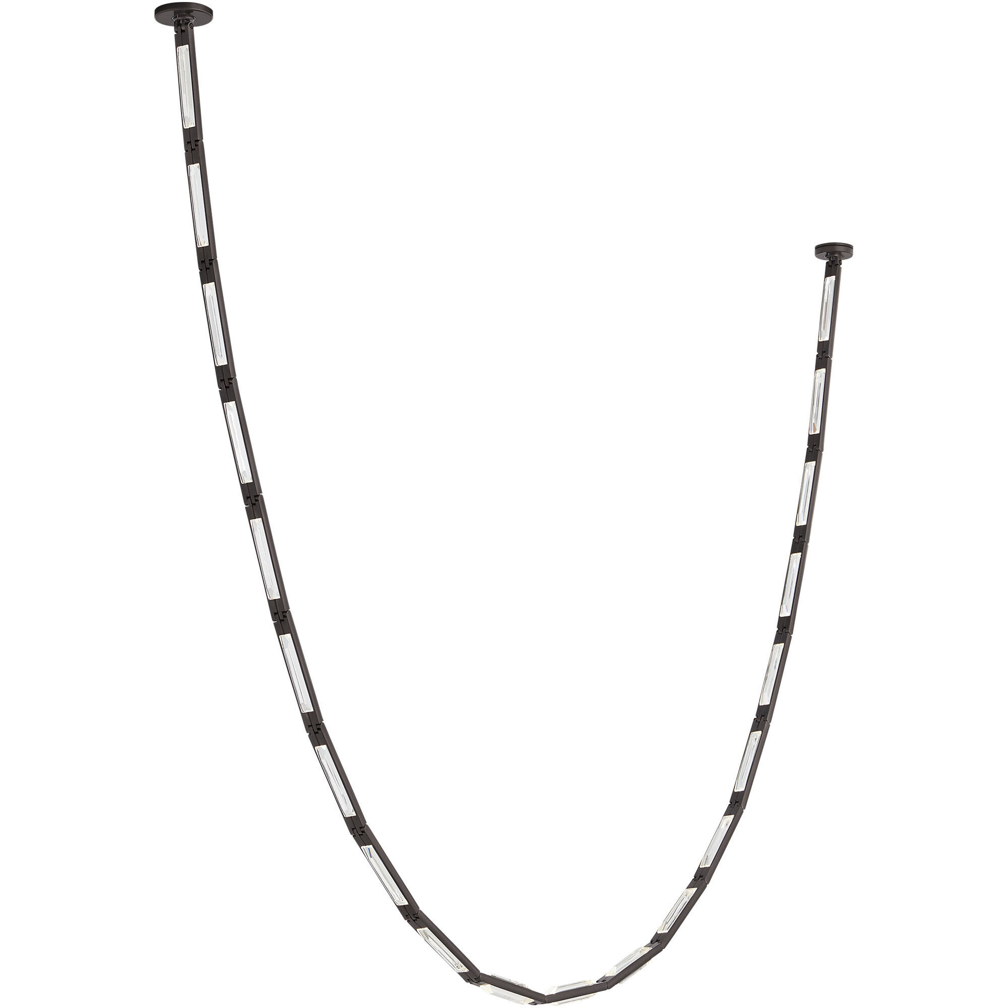 Sean Lavin Catena LED 0.8 inch Bronze Chandelier Ceiling Light in 2700K, Remote