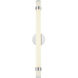 Madison LED 2.38 inch Polished Nickel and Glossy Opal Bath Vanity Light Wall Light