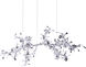 Canada 28 Light 30 inch Smoke Chandelier Ceiling Light