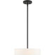 Venlo 4 Light 14 inch Black with Brushed Nickel Accents Pendant Ceiling Light