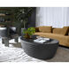 Trine Dark Brown / Vintage Black Night Leather Lounge Chair