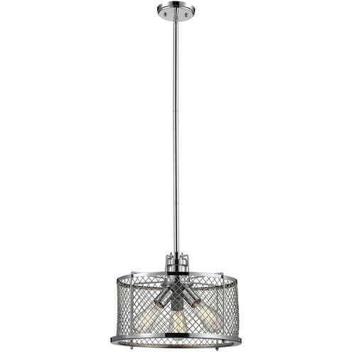Brisbane 3 Light 16 inch Polished Chrome Pendant Ceiling Light