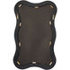Dali 38 X 23.5 inch Black Bamboo Mirror