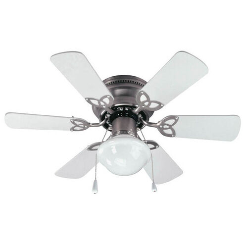 Canarm CF3230651S Madison 30 inch Brushed Pewter with White/Bleached Oak  Blades Indoor Fan