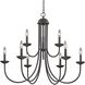 Montgomery 9 Light 34 inch Oil Rubbed Bronze Chandelier Ceiling Light