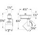 HT-808 1 Light 120 Black H Track Fixture Ceiling Light