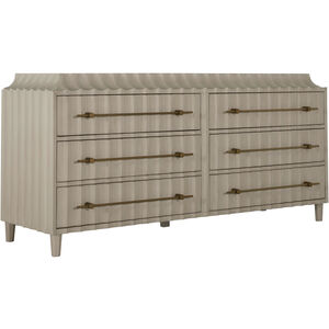 Merigold Brushed Gold / Sesame White Dresser