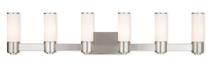 Weston 6 Light 46 inch Brushed Nickel ADA ADA Wall Sconce/ Bath Vanity Wall Light
