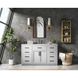 Alden 60 X 35 inch Grey Bathroom Vanity Cabinet