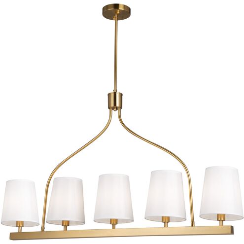 Rhythm Island Light Ceiling Light in Brushed Gold