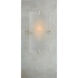 AERIN Dominica LED 9 inch Burnished Silver Leaf Rectangle Sconce Wall Light in Burnished Silver Leaf and Alabaster