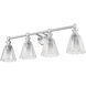 Auden 4 Light 31.75 inch Brushed Nickel Bath Vanity Wall Light
