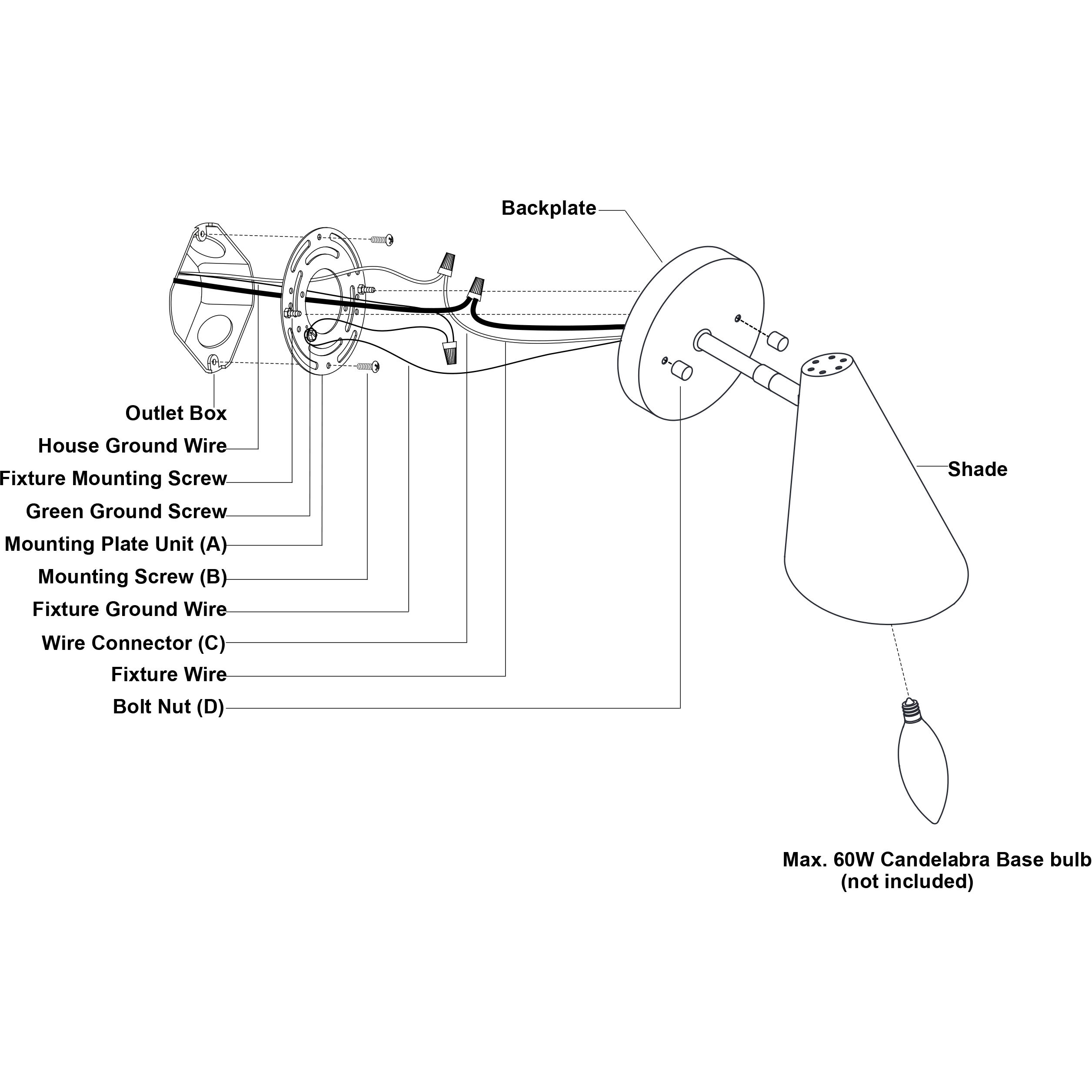 Pryce LED 4.75 inch Matte Black and Satin Brass Wall Light