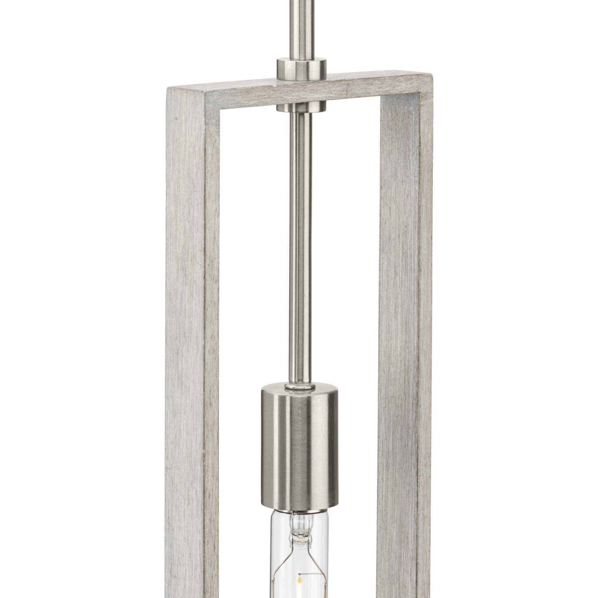 Boundary 1 Light 6 inch Brushed Nickel Pendant Ceiling Light, Design Series