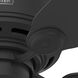 Low Profile 42 inch Matte Black with Matte Black/Greyed Walnut Blades Ceiling Fan