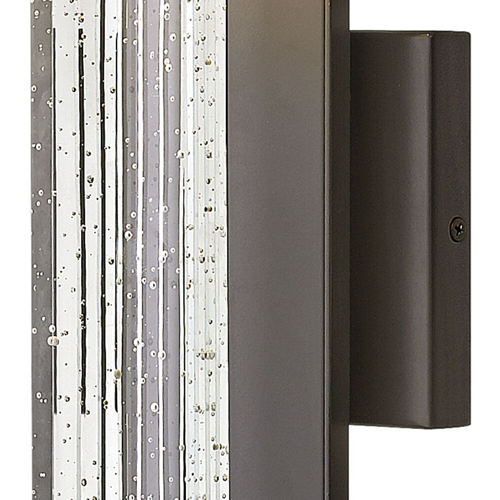 Glacier LED 16 inch Bronze Outdoor Wall Mount Lantern, Small