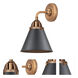 Nouveau 2 Appalachian LED 8 inch Antique Copper Sconce Wall Light in Matte Black