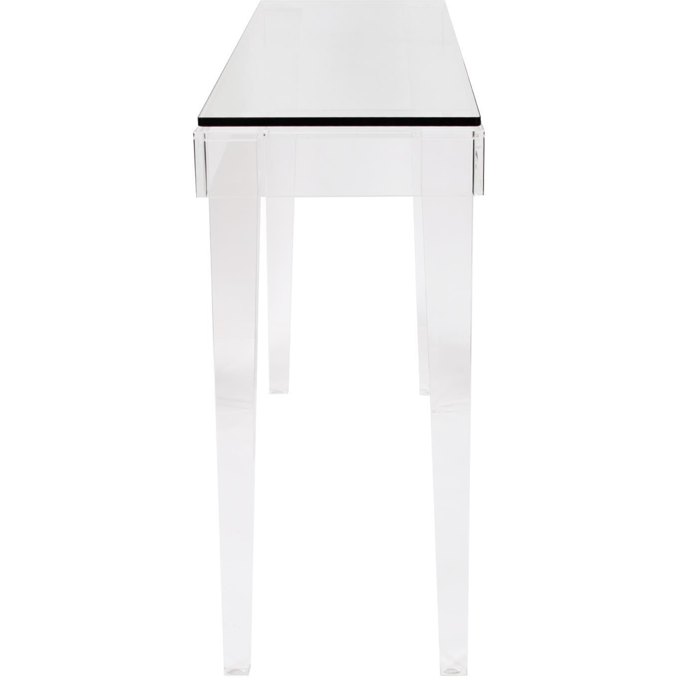 Clarette 48 inch Clear Console Table