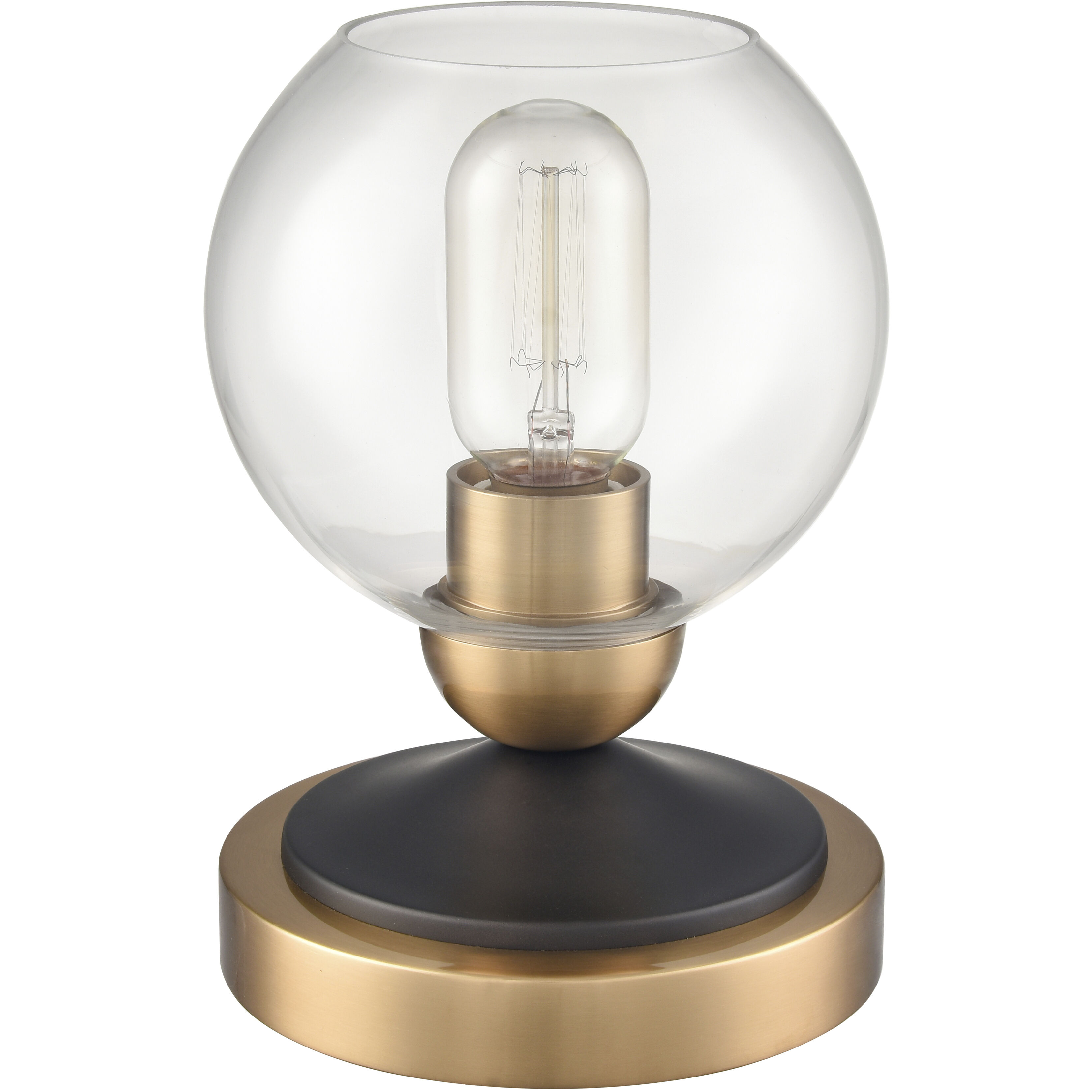 Boudreaux 8 inch 60 watt Aged Brass Table Lamp Portable Light