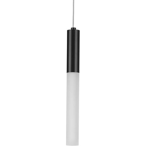 Kylo LED LED 5 inch Matte Black Pendant Ceiling Light, Progress LED