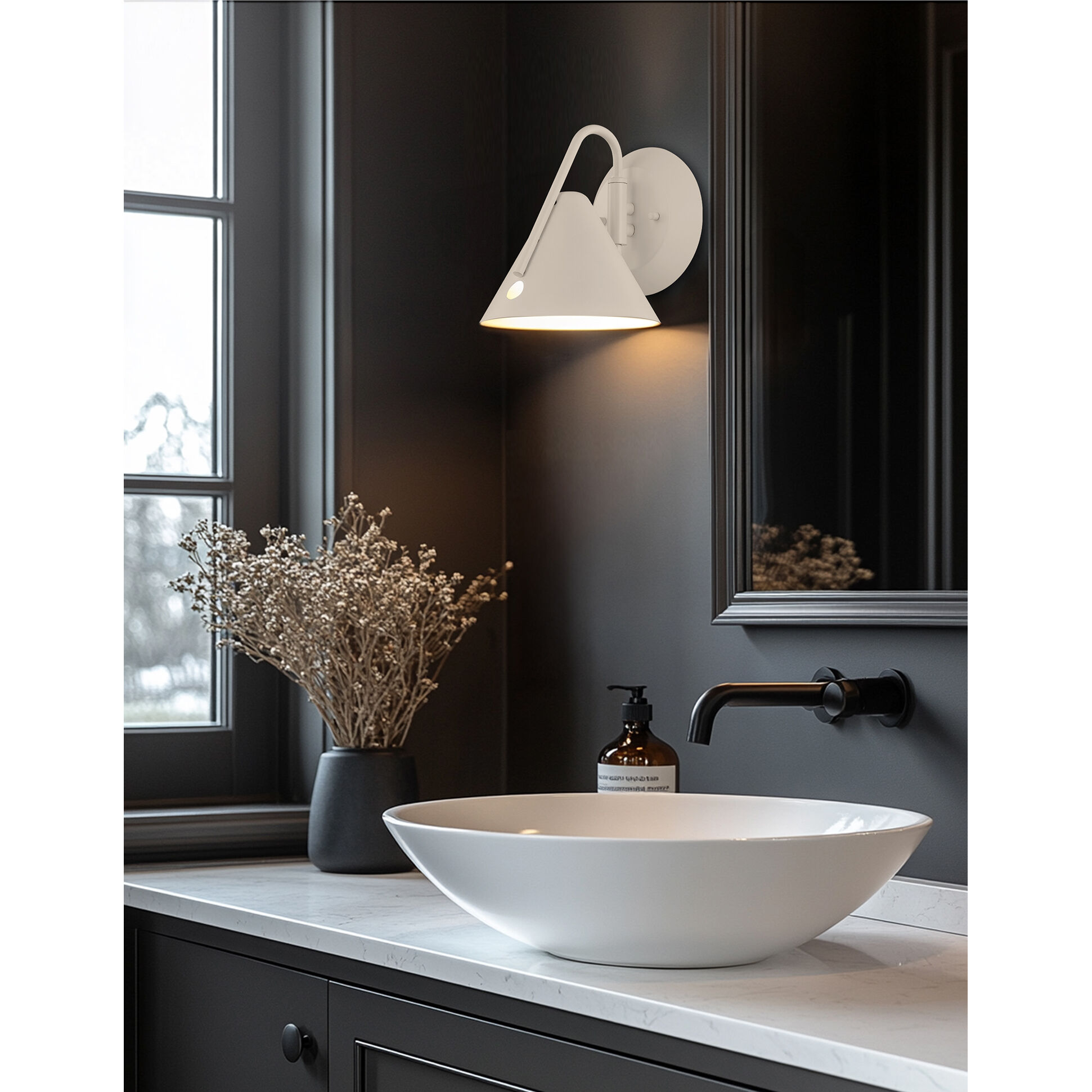 Zag Wall Sconce Wall Light in White