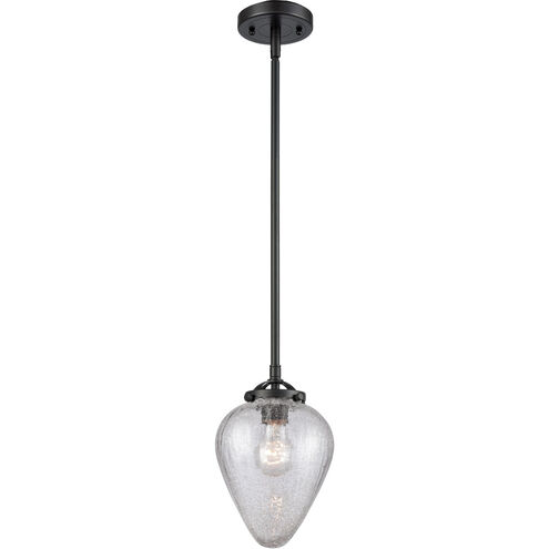 Nouveau Geneseo 1 Light 7 inch Oil Rubbed Bronze Mini Pendant Ceiling Light, Nouveau