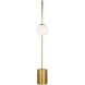kate spade new york Noemie 75 inch 9.00 watt Burnished Brass Floor Lamp Portable Light