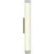 io LED 5.28 inch Matte Gold Bathroom Wall Light