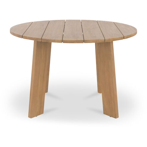 Delta 47 X 47 inch Natural Outdoor Dining Table, Round