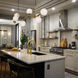 Curven Island Light Ceiling Light in Legacy Brass