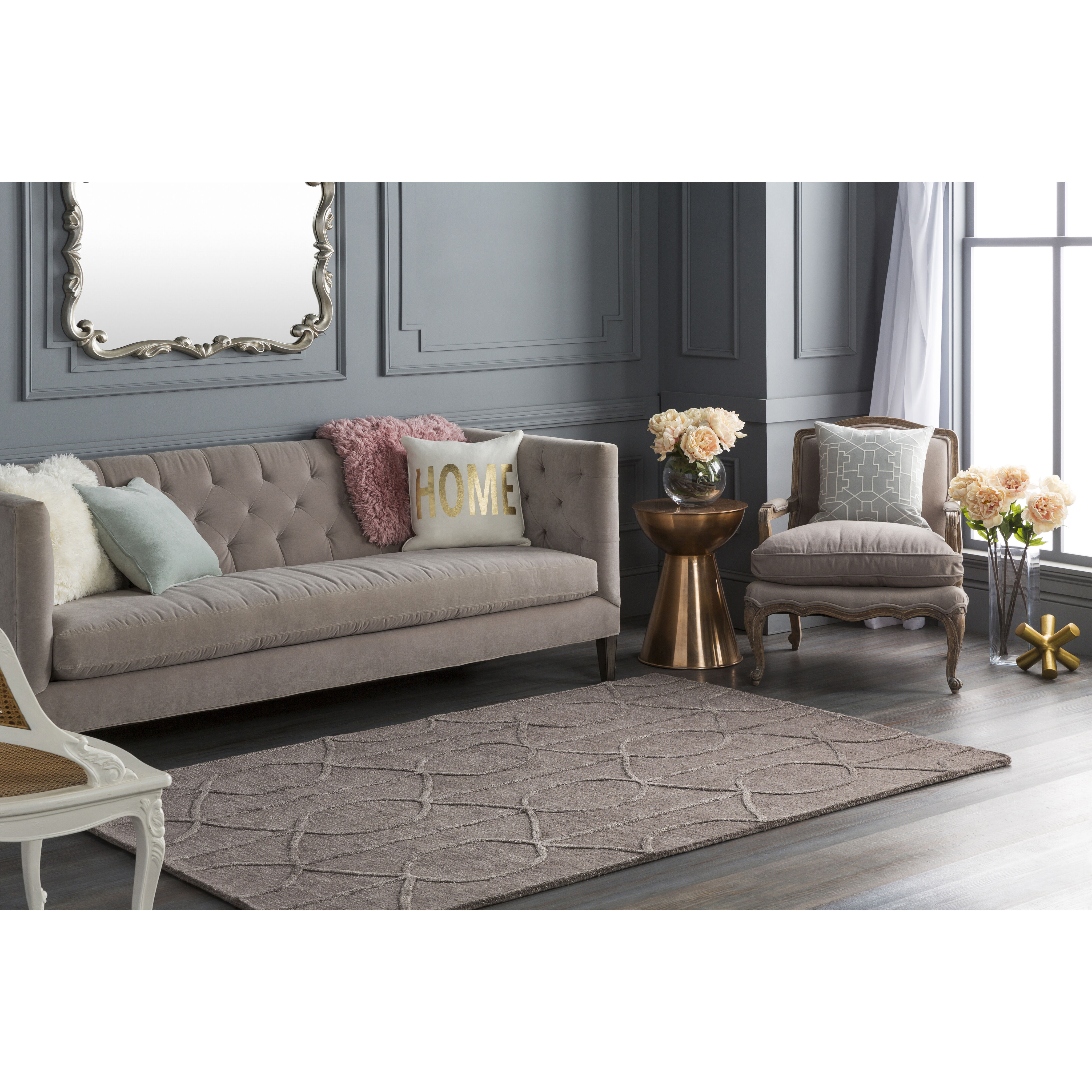 Urban Taupe Handmade Rug