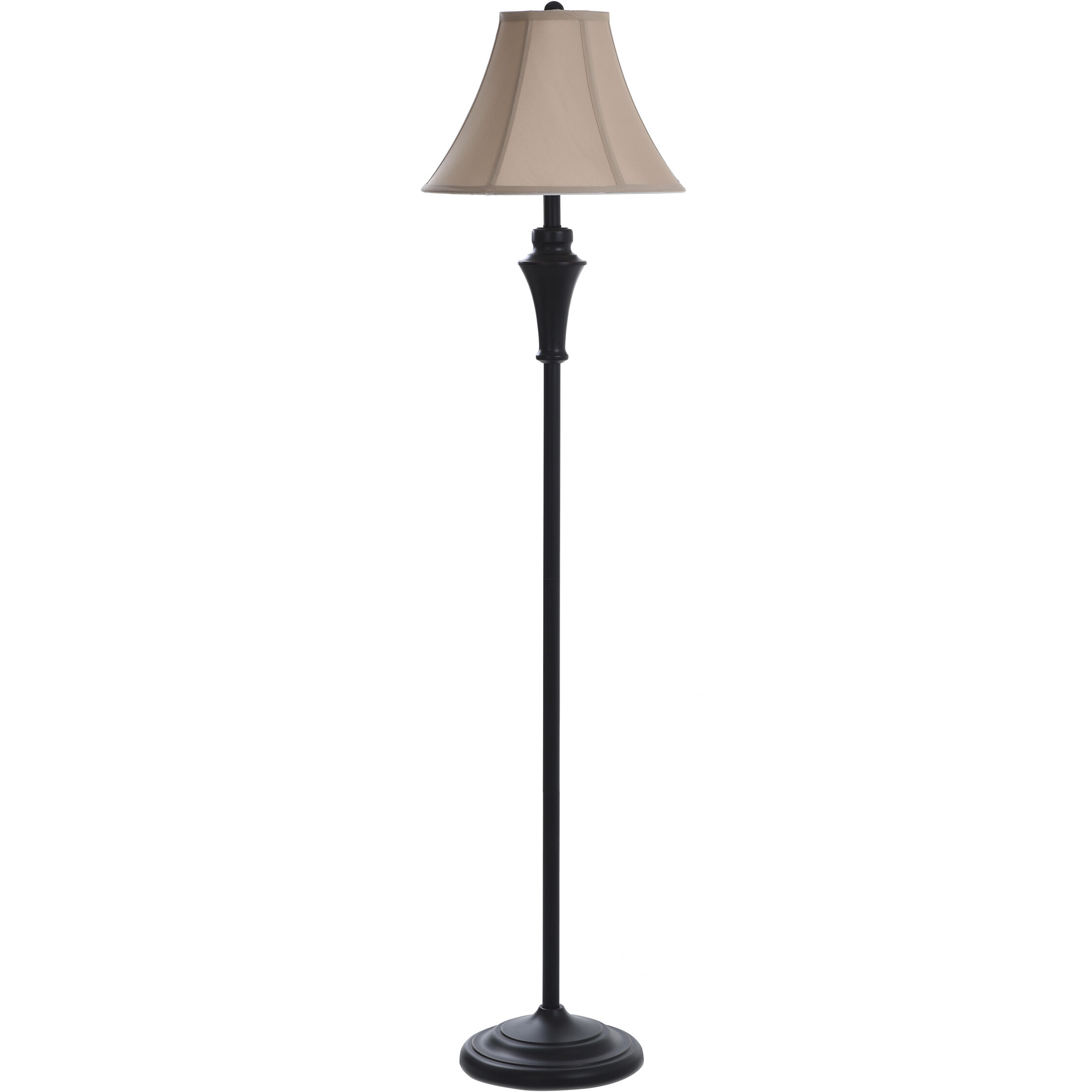 Signature 61 inch 100 watt Bronze Wood Floor and Table Lamp Portable Light 