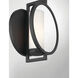 Halin 1 Light 11.5 inch Sand Coal Black Outdoor Wall Sconce