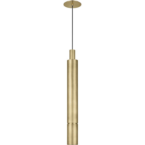 Mick De Giulio Sottile LED Natural Brass Pendant Ceiling Light, Integrated LED