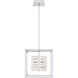 Dazzle LED 11.75 inch Polished Chrome Pendant Ceiling Light