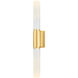 Colrain 2 Light 5.25 inch Aged Brass ADA Wall Sconce Wall Light