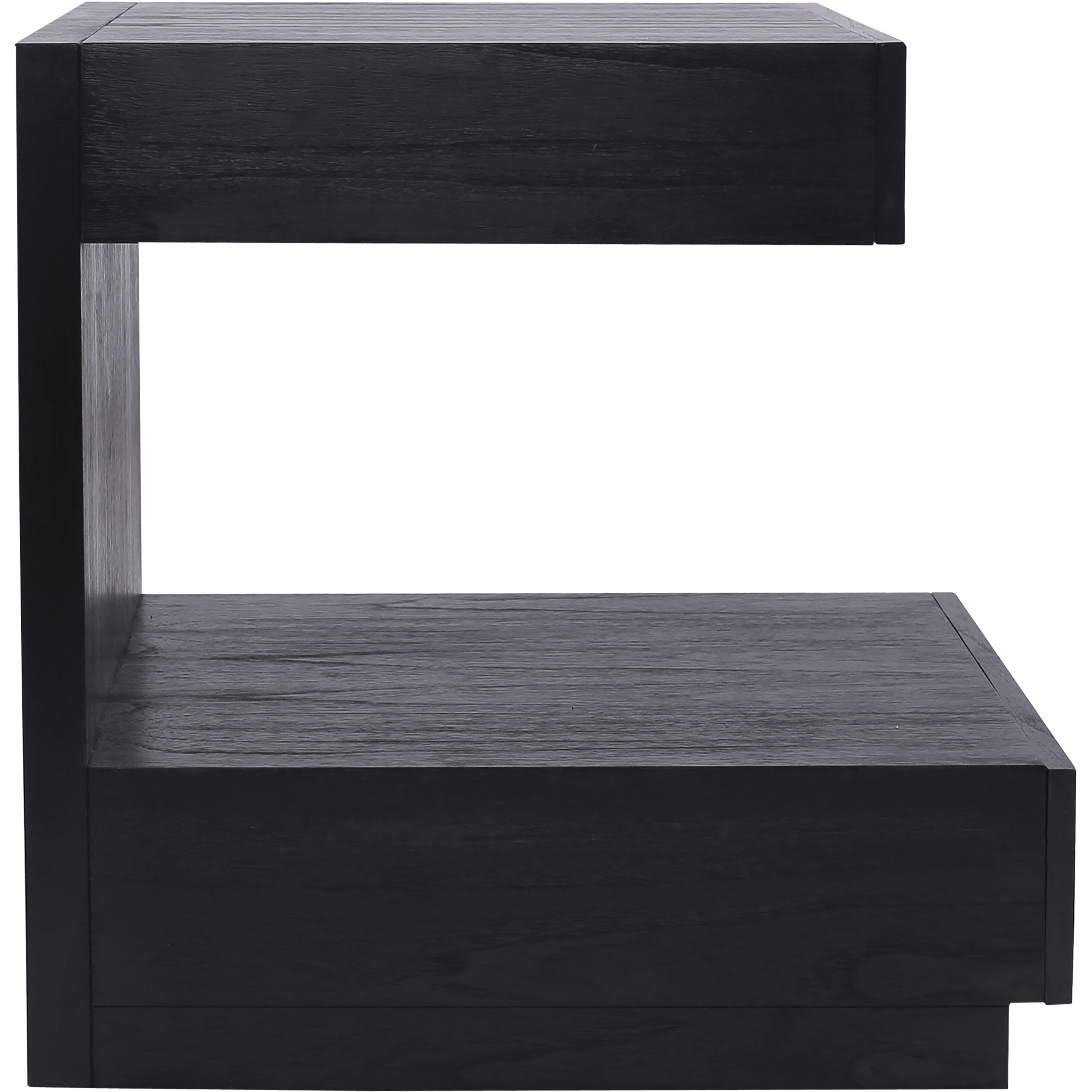 Checkmate 24 X 22 inch Checkmate Black Accent Table