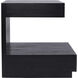 Checkmate 24 X 22 inch Checkmate Black Accent Table