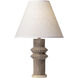 Primea 25.5 inch 100.00 watt Apothecary Gold and Glazed Taupe Table Lamp Portable Light