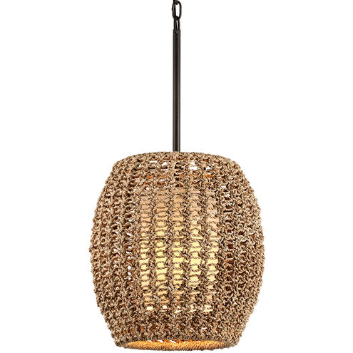 Conga 1 Light 17 inch Bronze Pendant Ceiling Light