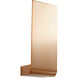 Halo 1 Light 5.5 inch Satin Copper Sconce Wall Light