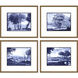 Scenic Blue and White Framed Art