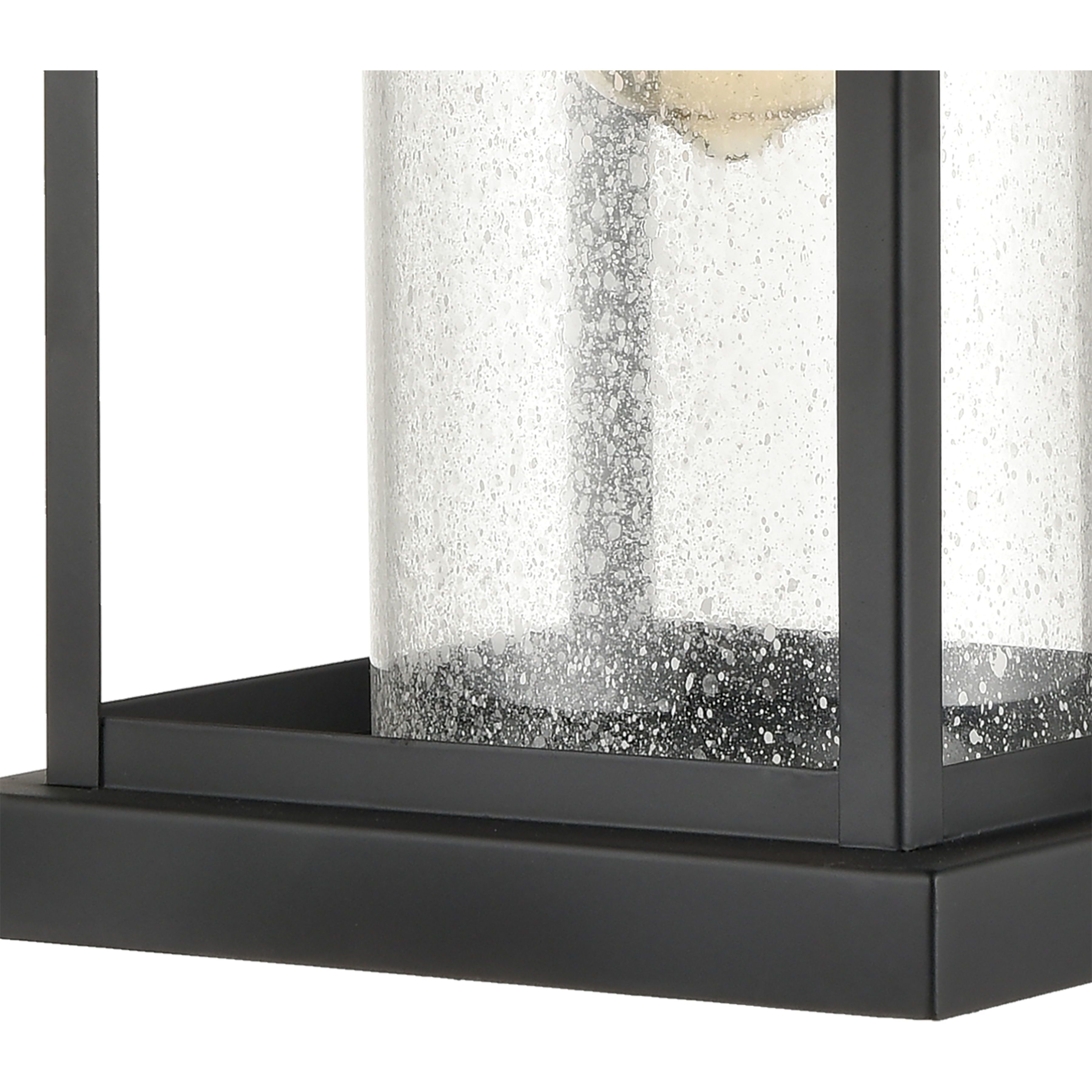 Minersville 1 Light 21 inch Matte Black Outdoor Wall Sconce