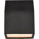 Raine 6 inch Black Outdoor Wall Light