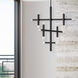 Francesca LED 35.5 inch Matte Black Chandelier Ceiling Light