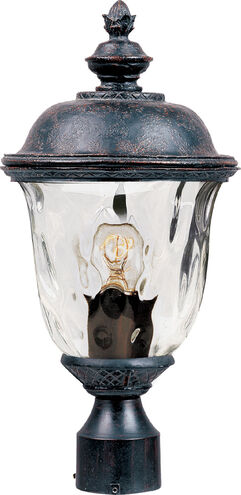 Carriage House VX 1 Light 20 inch Oriental Bronze Outdoor Pole/Post Lantern