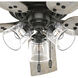 Shady Grove 52 inch Noble Bronze with Barnwood/Golden Maple Blades Ceiling Fan