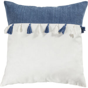 Ryder 20 X 5.5 inch Blue with White Pillow, 20X20