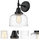 Caden 1 Light 8 inch Matte Black Sconce Wall Light